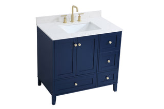 Sommerville Bathroom Vanity Set in Blue