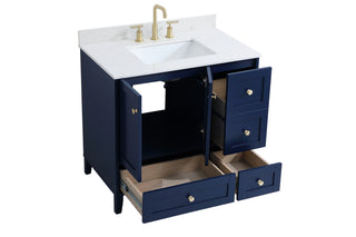 Sommerville Bathroom Vanity Set in Blue