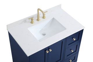Sommerville Bathroom Vanity Set in Blue