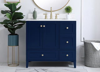 Sommerville Bathroom Vanity Set in Blue