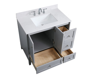 sommerville Bathroom Vanity Set in Grey