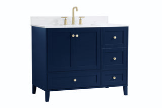 Sommerville Bathroom Vanity Set in Blue