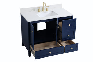 Sommerville Bathroom Vanity Set in Blue