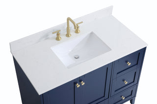 Sommerville Bathroom Vanity Set in Blue