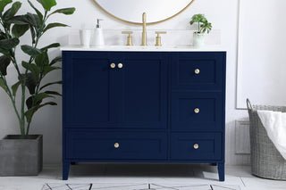 Sommerville Bathroom Vanity Set in Blue