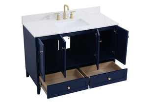 Sommerville Bathroom Vanity Set in Blue