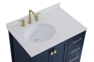 Irene Bathroom Vanity Set in Blue