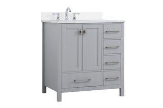 Irene Bathroom Vanity Set in Gray