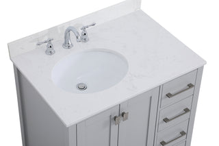 Irene Bathroom Vanity Set in Gray