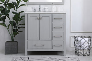 Irene Bathroom Vanity Set in Gray