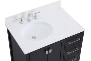 Irene Bathroom Vanity Set in Black