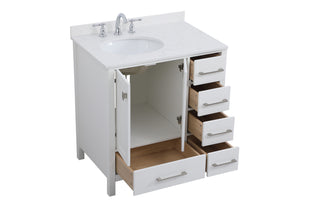 Irene Bathroom Vanity Set in White
