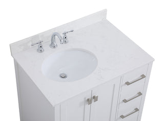 Irene Bathroom Vanity Set in White