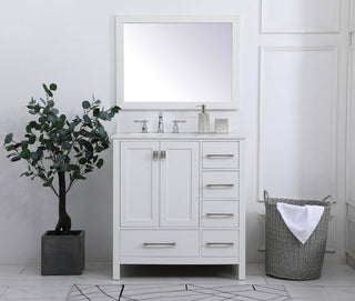Irene Bathroom Vanity Set in White