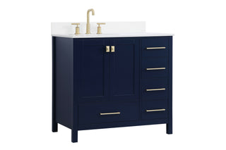 Irene Bathroom Vanity Set in Blue