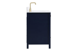 Irene Bathroom Vanity Set in Blue