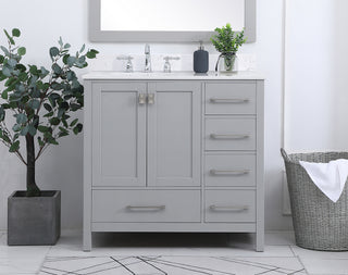 Irene Bathroom Vanity Set in Gray