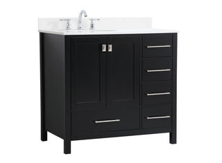 Irene Bathroom Vanity Set in Black