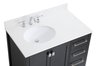 Irene Bathroom Vanity Set in Black
