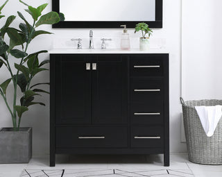 Irene Bathroom Vanity Set in Black