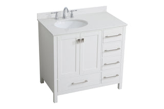 Irene Bathroom Vanity Set in White