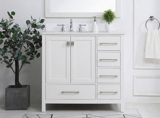 Irene Bathroom Vanity Set in White