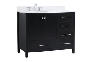 Irene Bathroom Vanity Set in Black