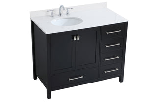 Irene Bathroom Vanity Set in Black