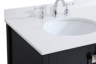 Irene Bathroom Vanity Set in Black