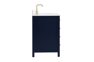 Irene Bathroom Vanity Set in Blue