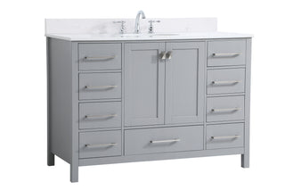Irene Bathroom Vanity Set in Gray