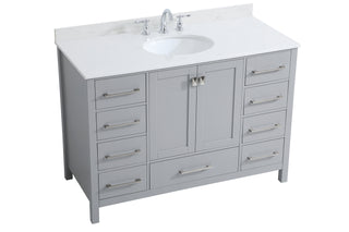 Irene Bathroom Vanity Set in Gray