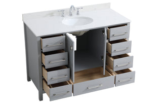 Irene Bathroom Vanity Set in Gray