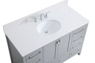 Irene Bathroom Vanity Set in Gray
