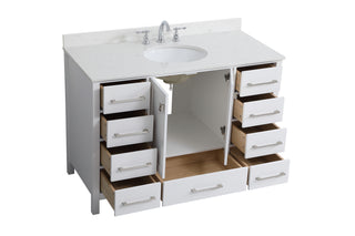 Irene Bathroom Vanity Set in White