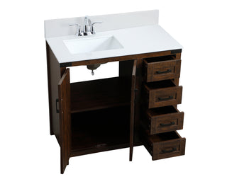 Grant Bathroom Vanity Set in Expresso