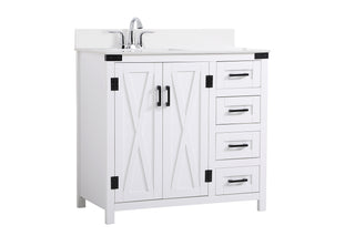 Grant Bathroom Vanity Set in White