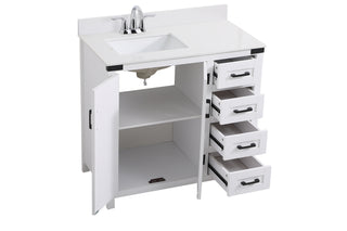 Grant Bathroom Vanity Set in White