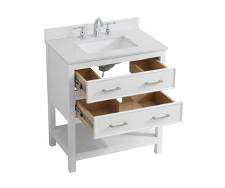 Sinclaire Bathroom Vanity Set in White