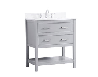 Sinclaire Bathroom Vanity Set in Grey