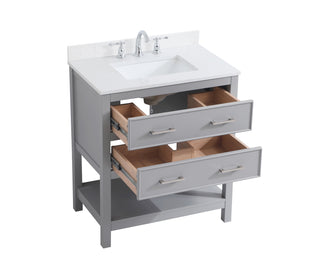 Sinclaire Bathroom Vanity Set in Grey
