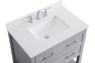 Sinclaire Bathroom Vanity Set in Grey