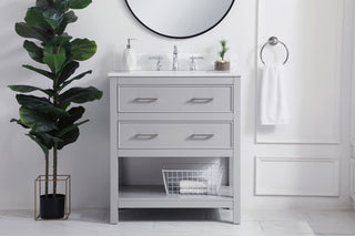 Sinclaire Bathroom Vanity Set in Grey