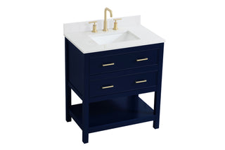 Sinclaire Bathroom Vanity Set in Blue
