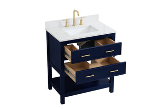 Sinclaire Bathroom Vanity Set in Blue