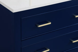 Sinclaire Bathroom Vanity Set in Blue