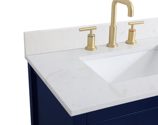 Sinclaire Bathroom Vanity Set in Blue