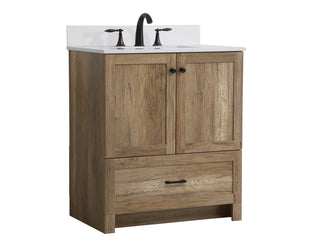 Soma Bathroom Vanity Set in Natural Oak