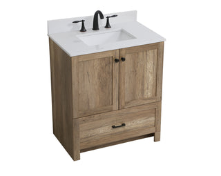 Soma Bathroom Vanity Set in Natural Oak
