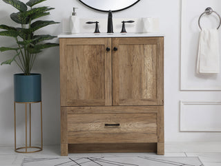 Soma Bathroom Vanity Set in Natural Oak